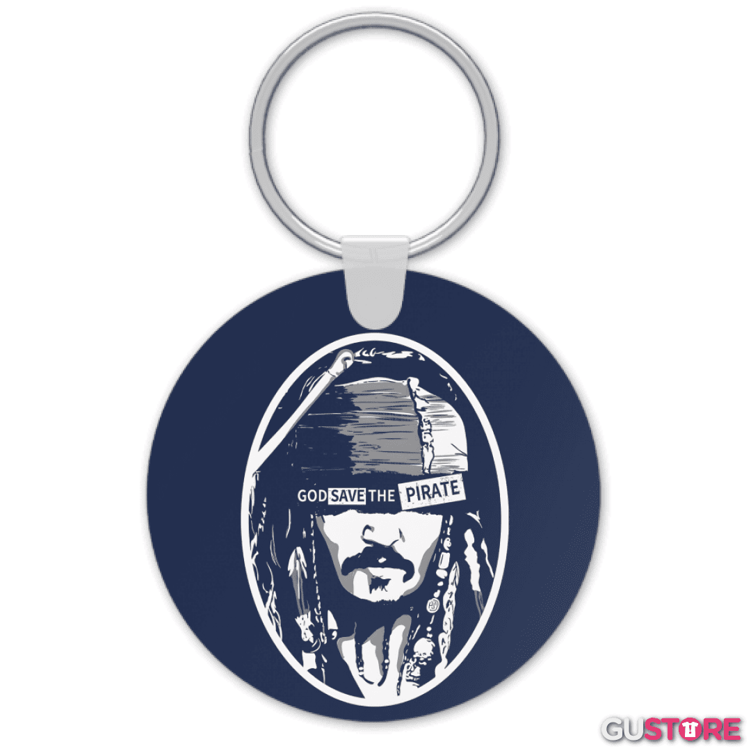 Llavero God save the pirate