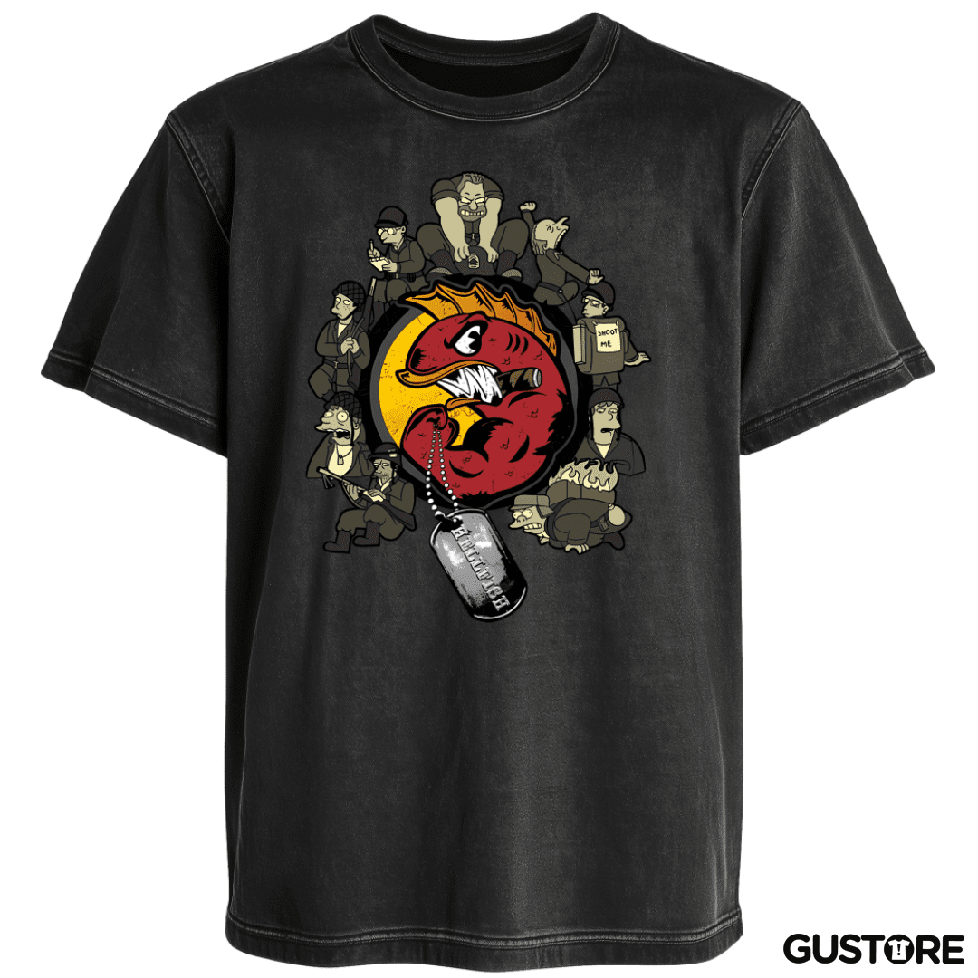 Polera desgastada Hellfish