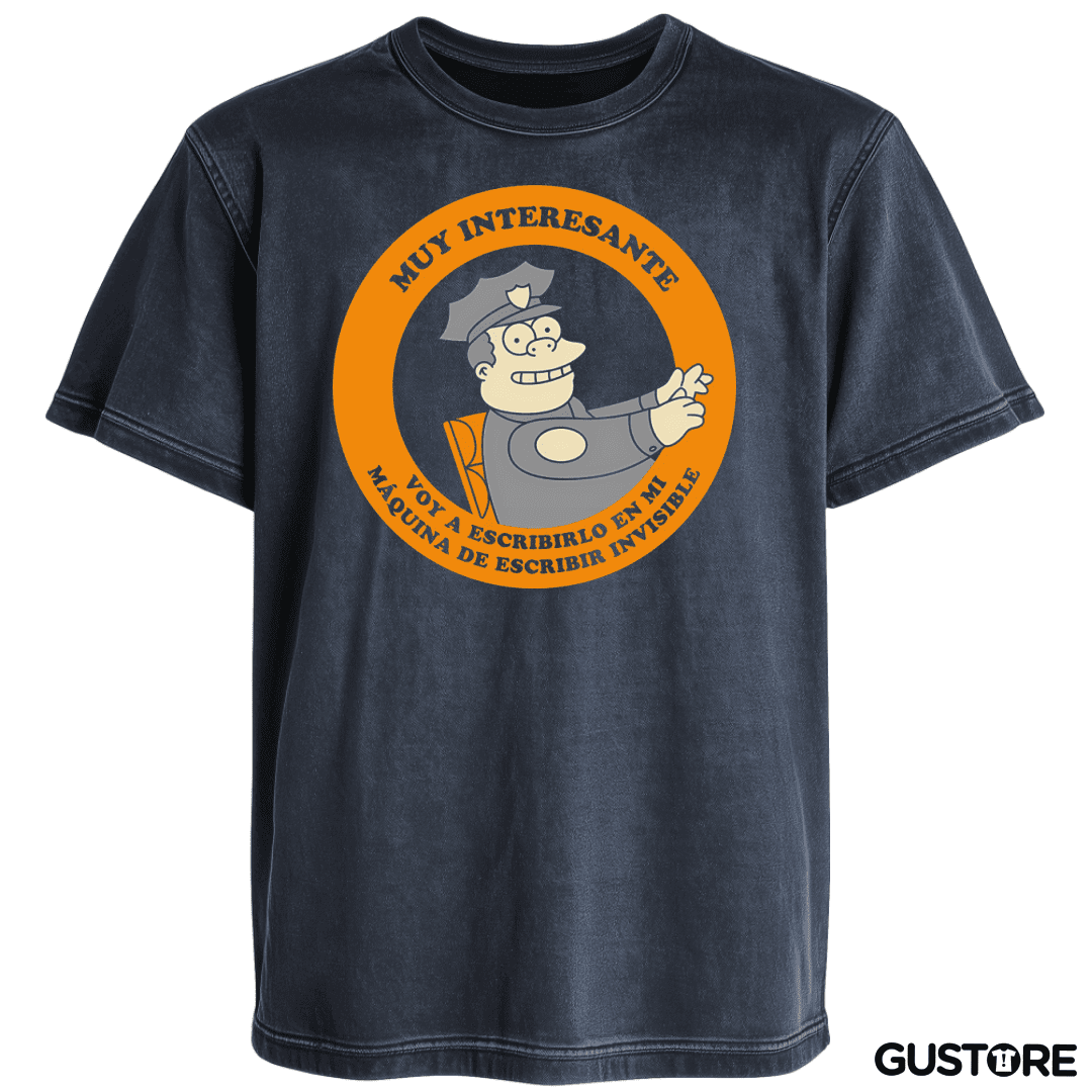Polera desgastada Muy Interesante