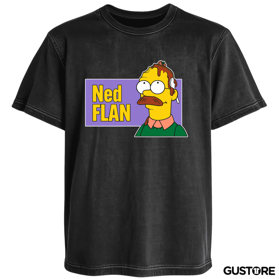Polera desgastada Ned Flan