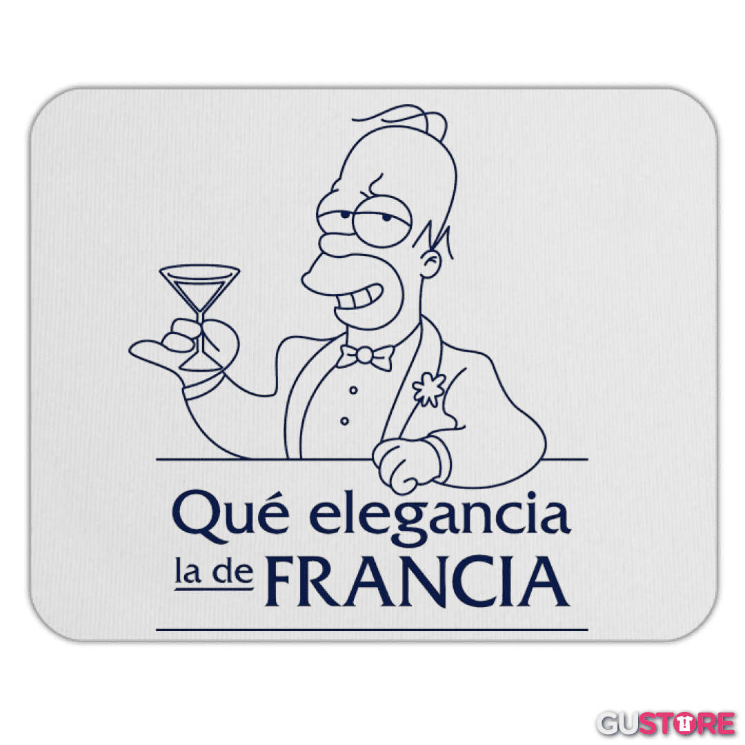 Mousepad Qué elegancia la de Francia