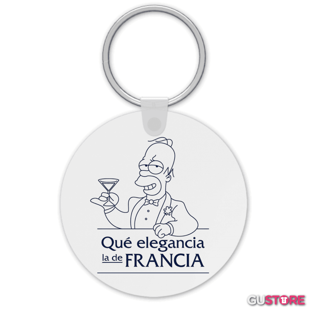 Llavero Qué elegancia la de Francia