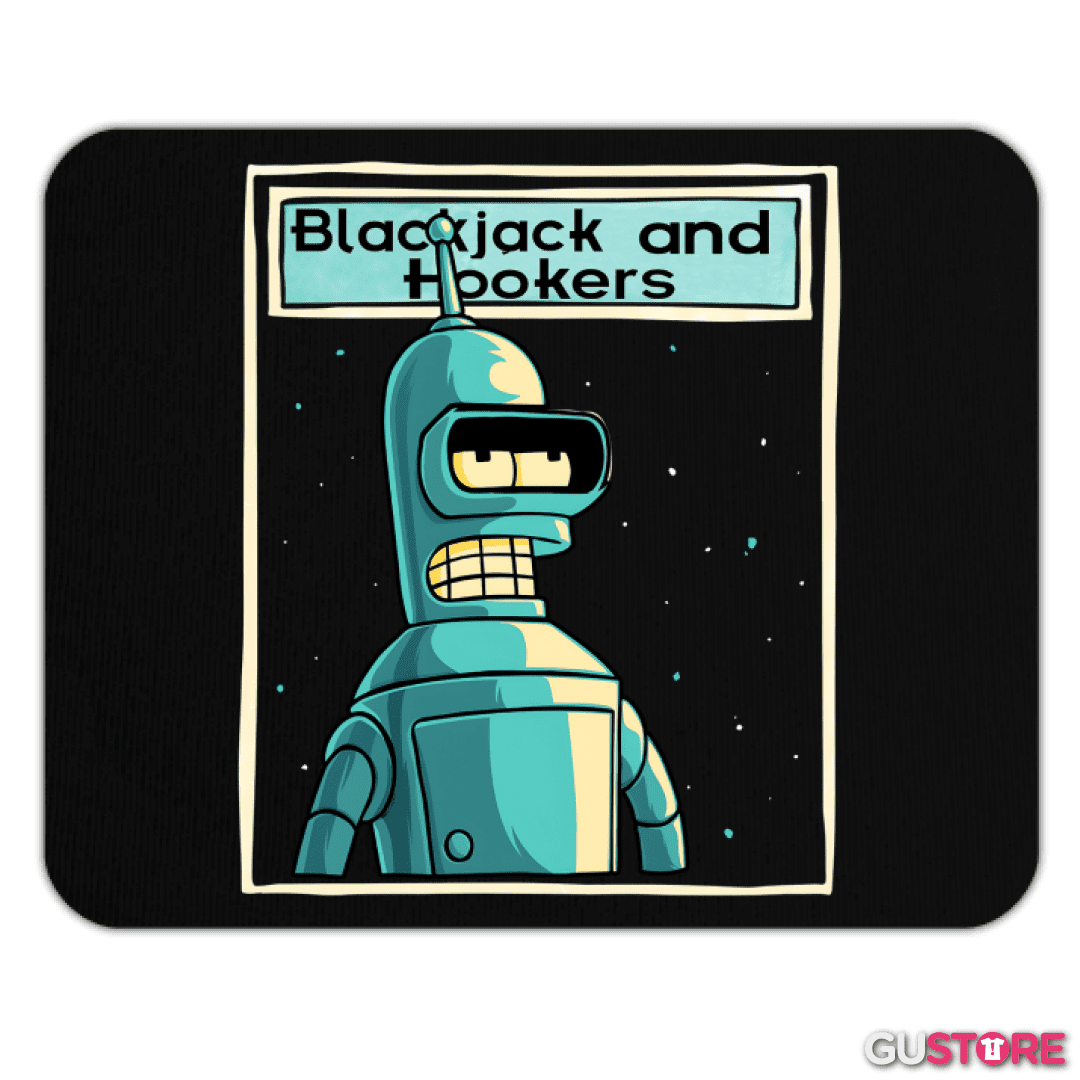 Mousepad Blackjack and hookers