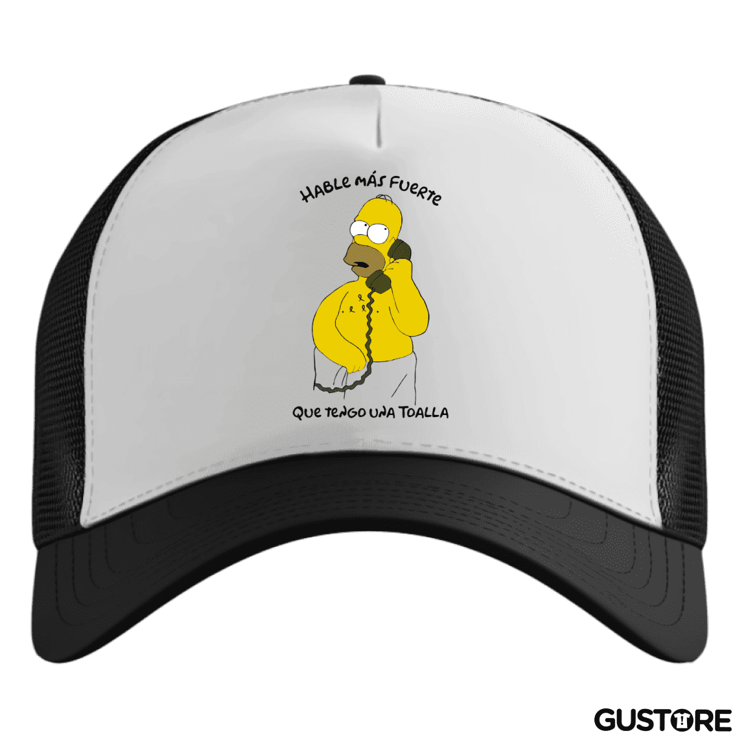 Gorro Hable más fuerte que tengo una Toalla