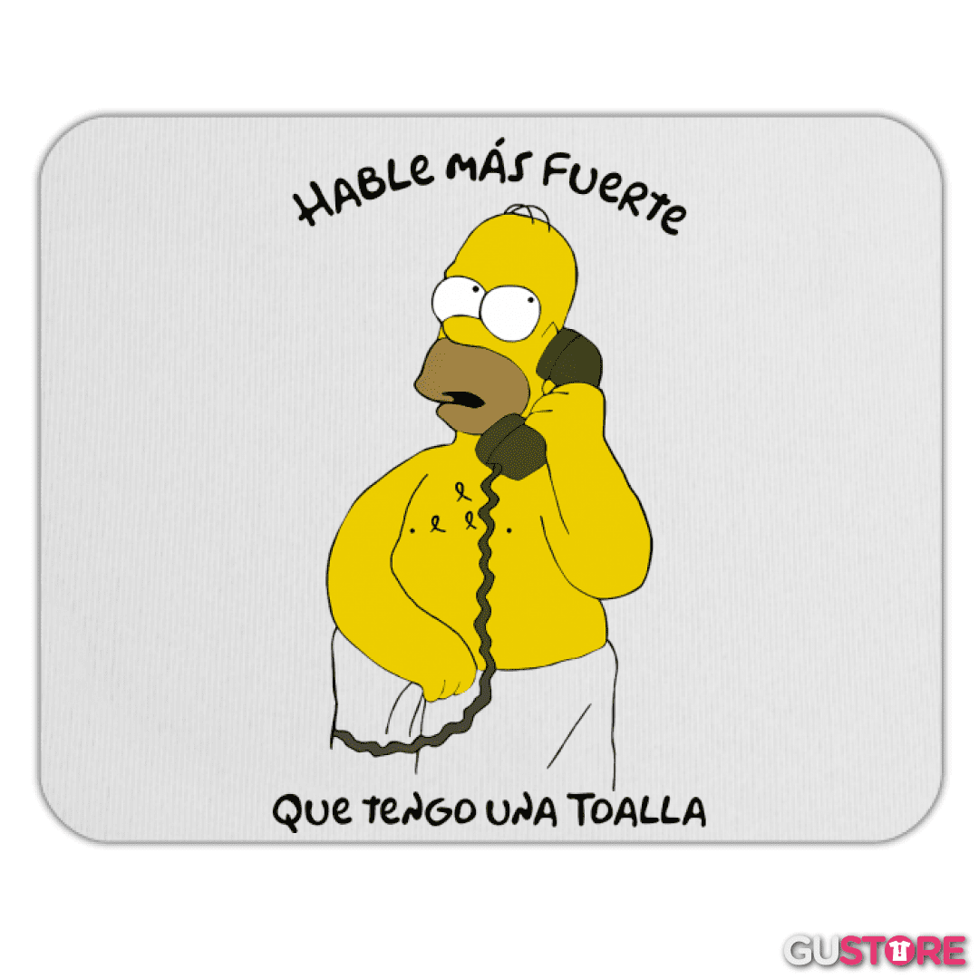 Mousepad Hable más fuerte que tengo una Toalla