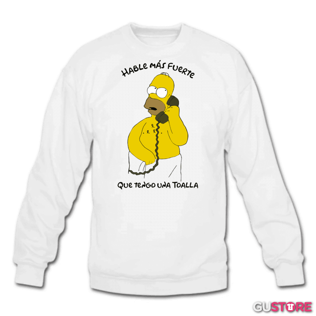 Poleron polo Hable más fuerte que tengo una Toalla