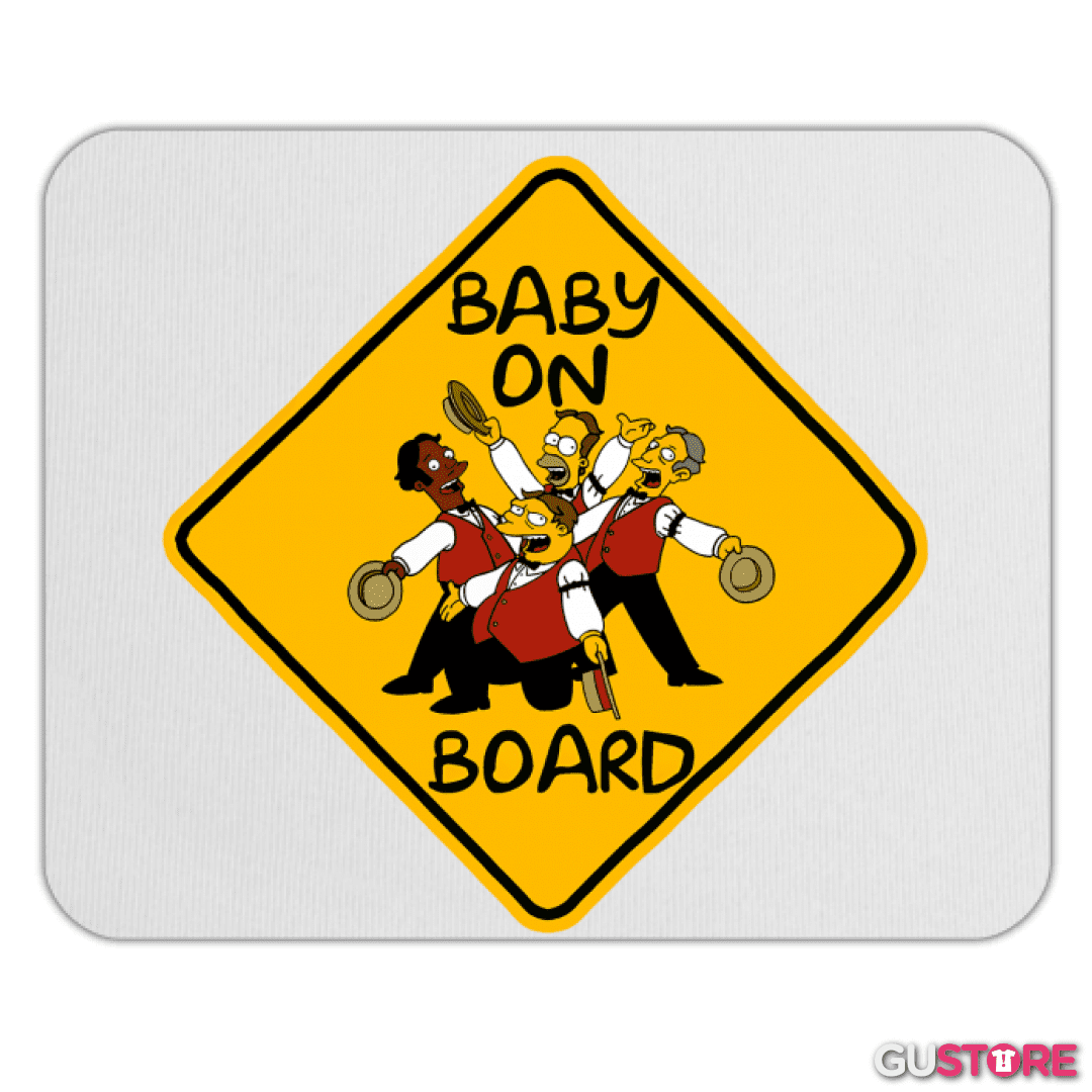 Mousepad Baby on board