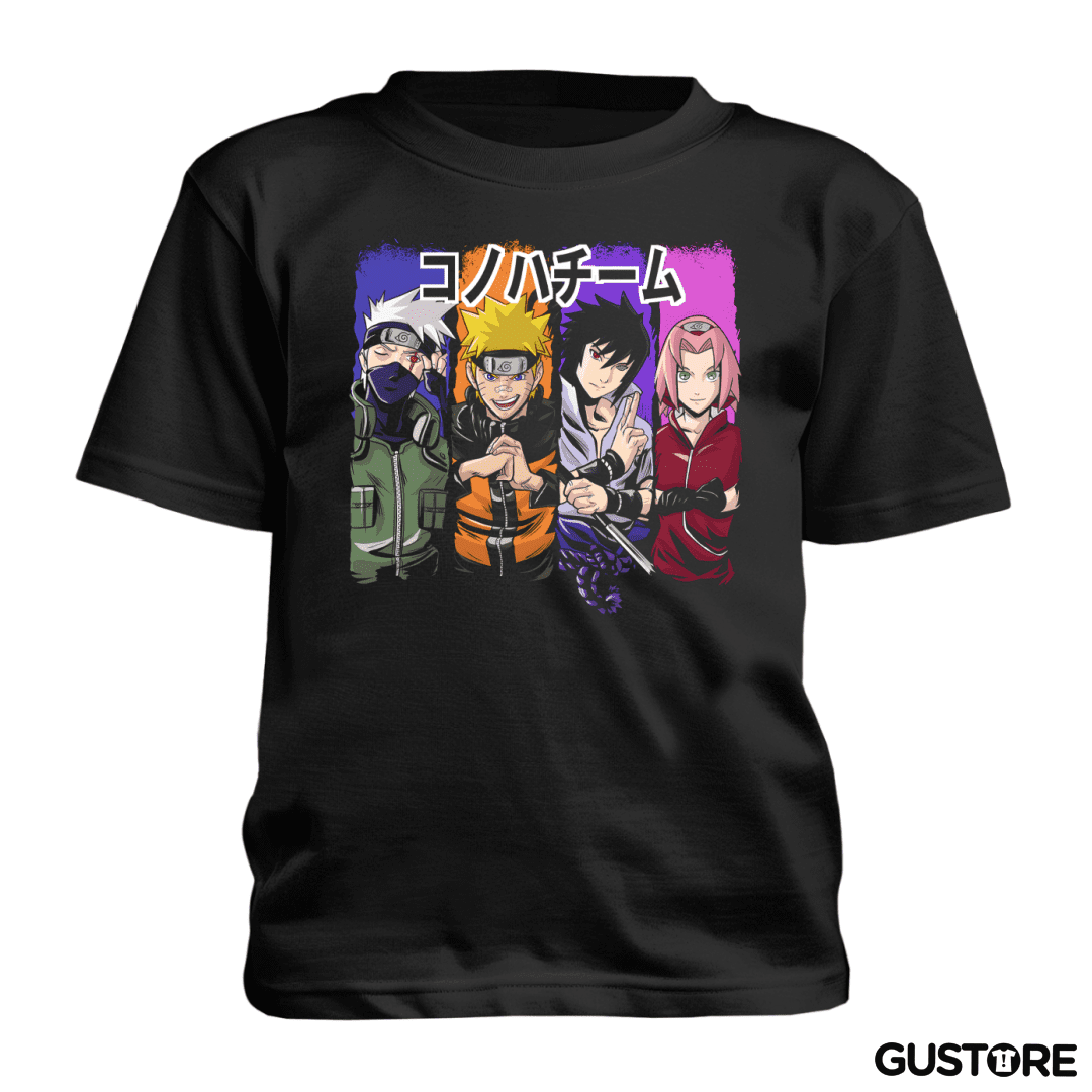 Polera de niño Equipo 7 Shippuden 
