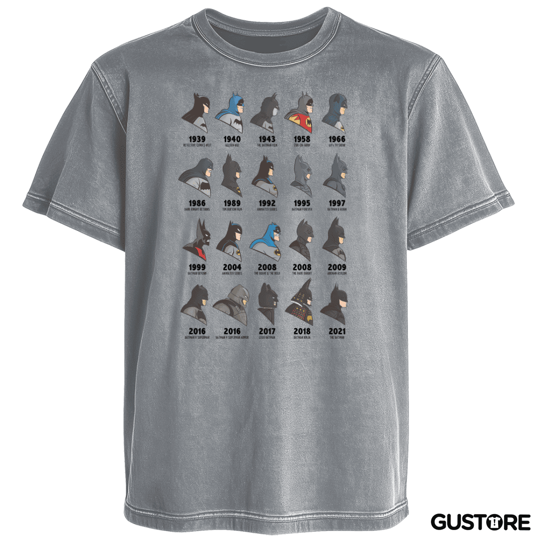 Polera desgastada Batman Evolution
