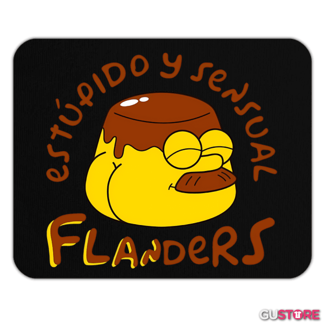 Mousepad Estúpido y Sensal Flanders