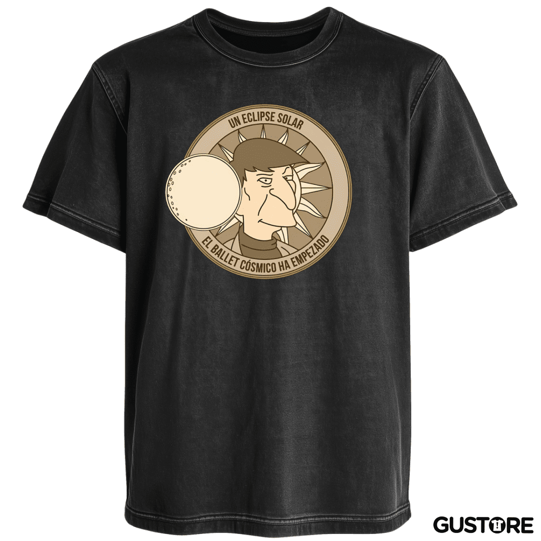 Polera desgastada Eclipse Solar