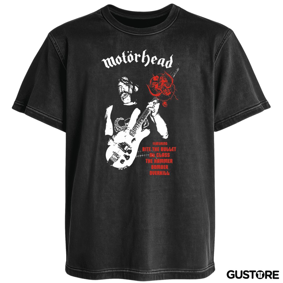 Polera desgastada Motorhead lemmy