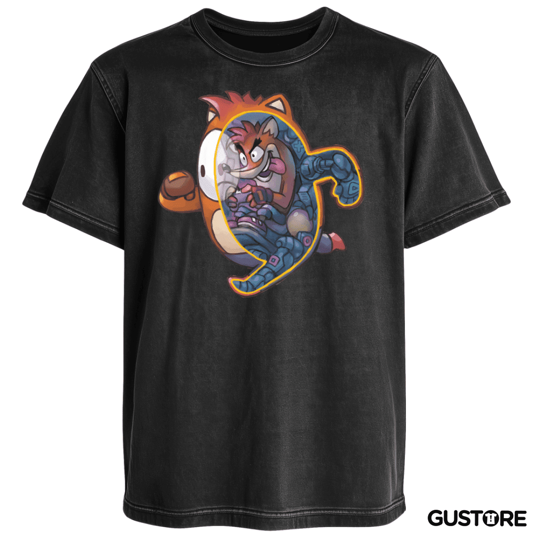 Polera desgastada Fall Crash
