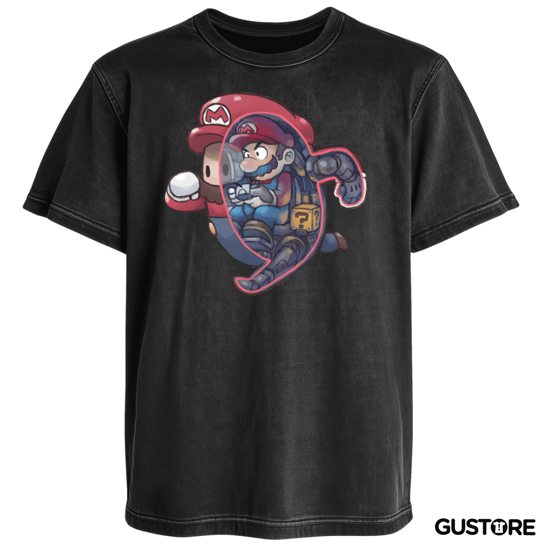 Polera desgastada Fall Bigote