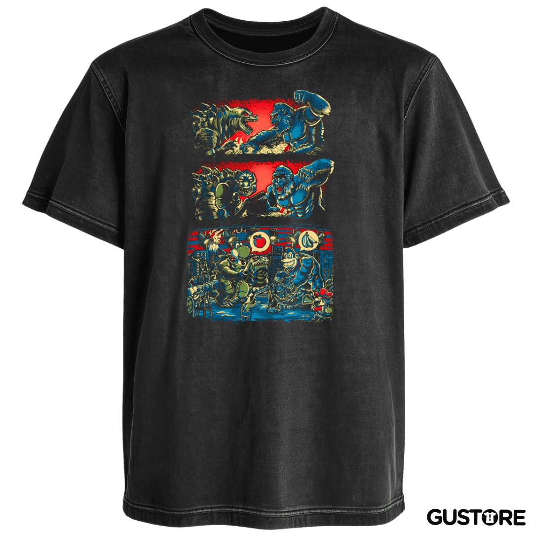 Polera desgastada Yoshizila vs DonKing Kong