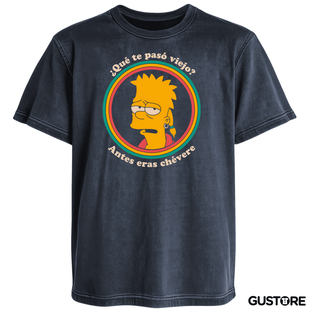 Polera desgastada Antes eras Chévere