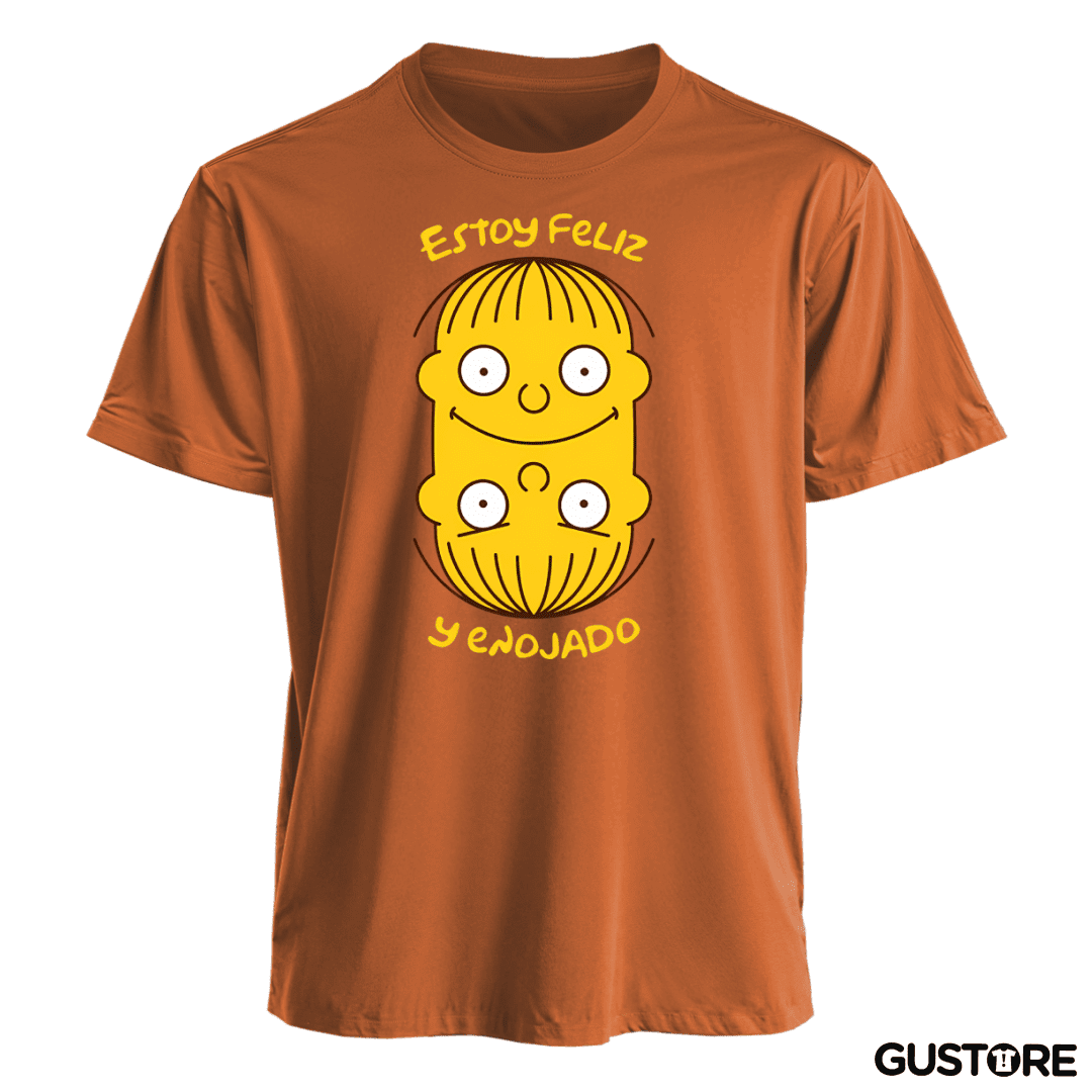 Polera Estoy Feliz y Enojado