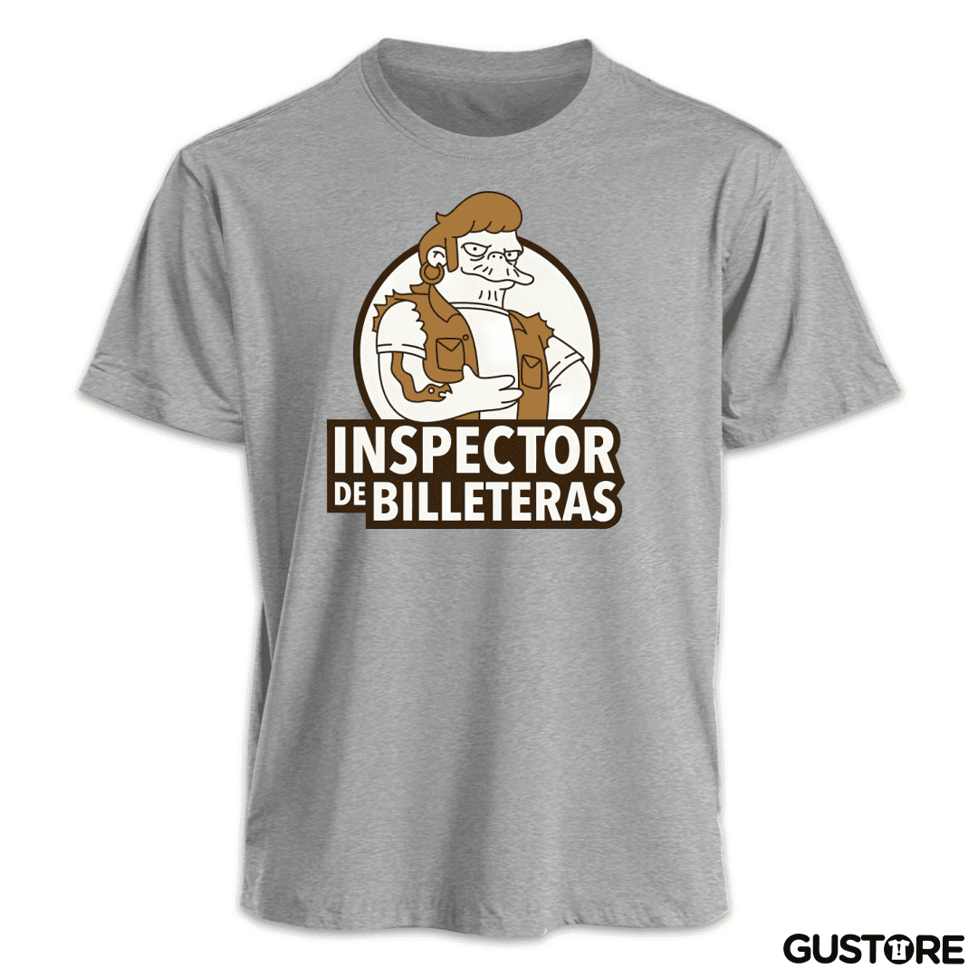Polera Inspector de Billeteras