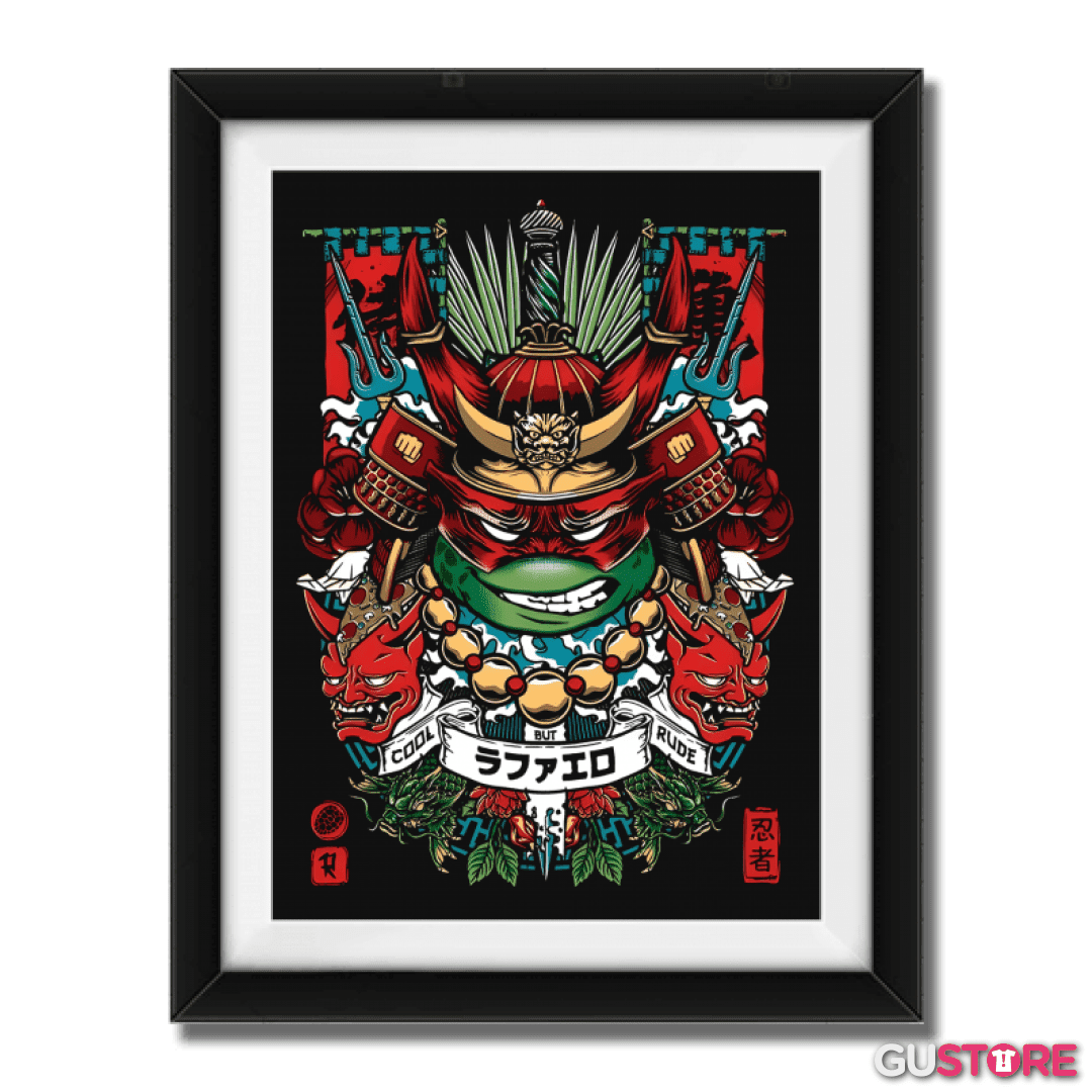 Cuadro decorativo Raphael Samurai