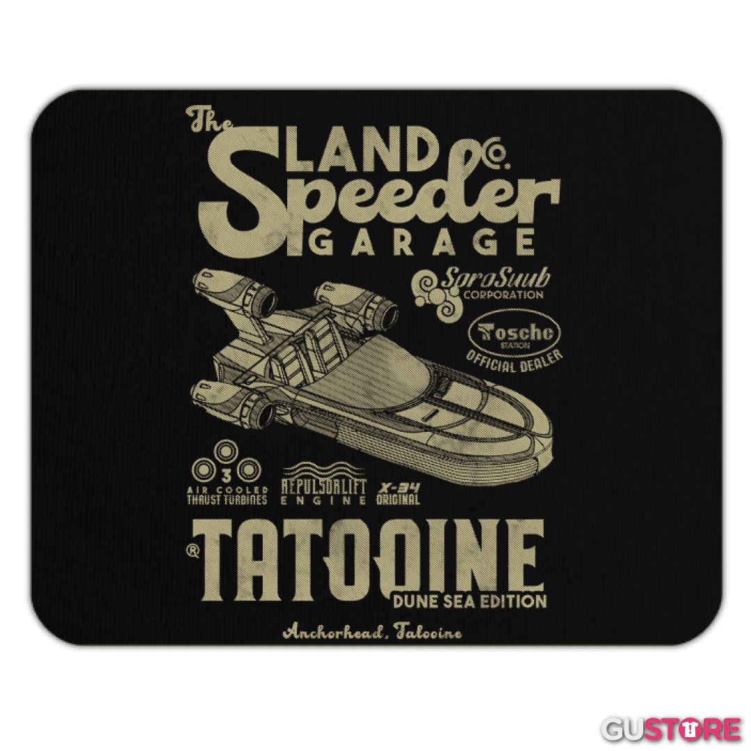Mousepad The Land Speeder Garage