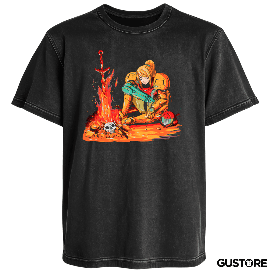 Polera desgastada Metroidsouls