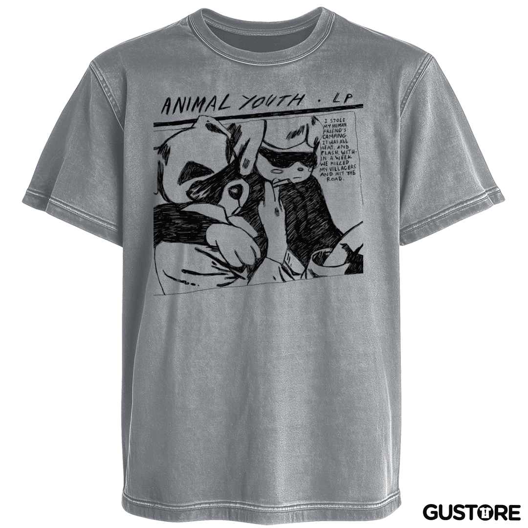 Polera desgastada Animal Youth