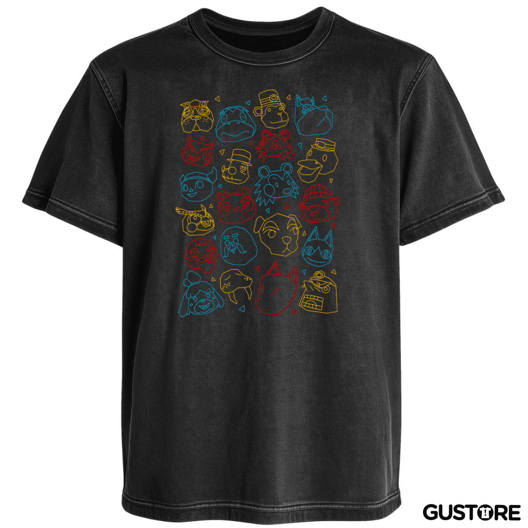 Polera desgastada Animal Gang I