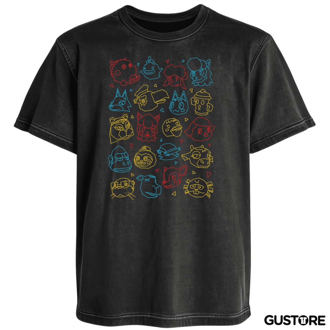Polera desgastada Animal Gang II