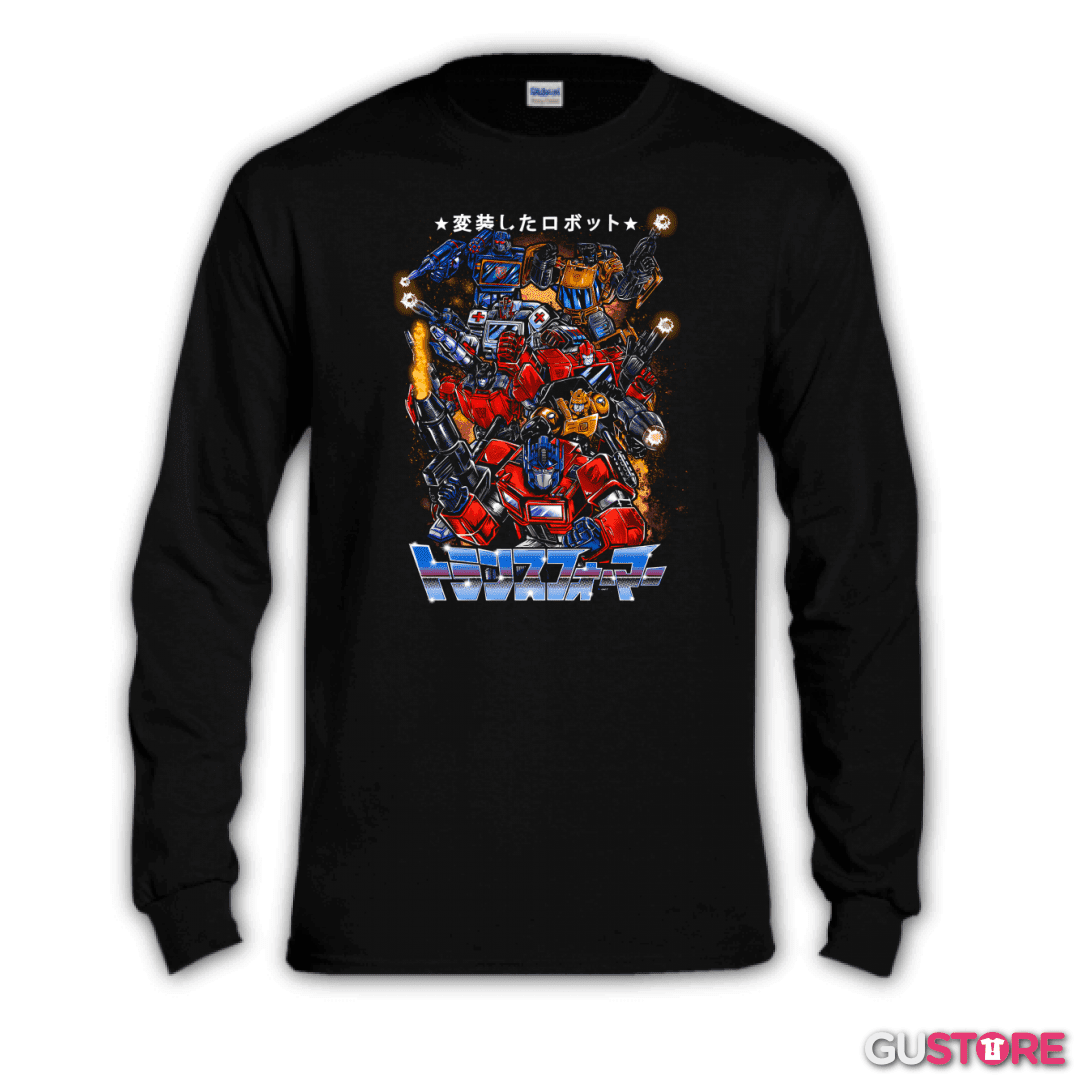 Polera manga larga Escuadrón Autobots