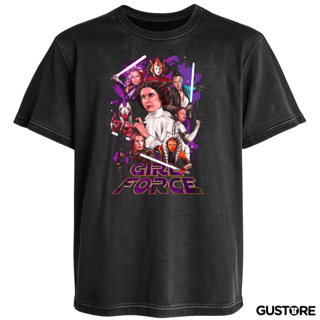 Polera desgastada Girl Force