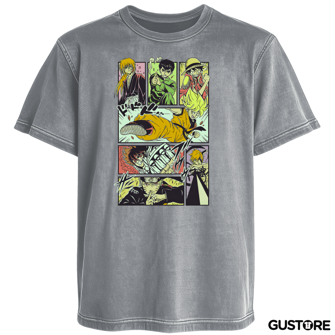 Polera desgastada Leyendas Shonen