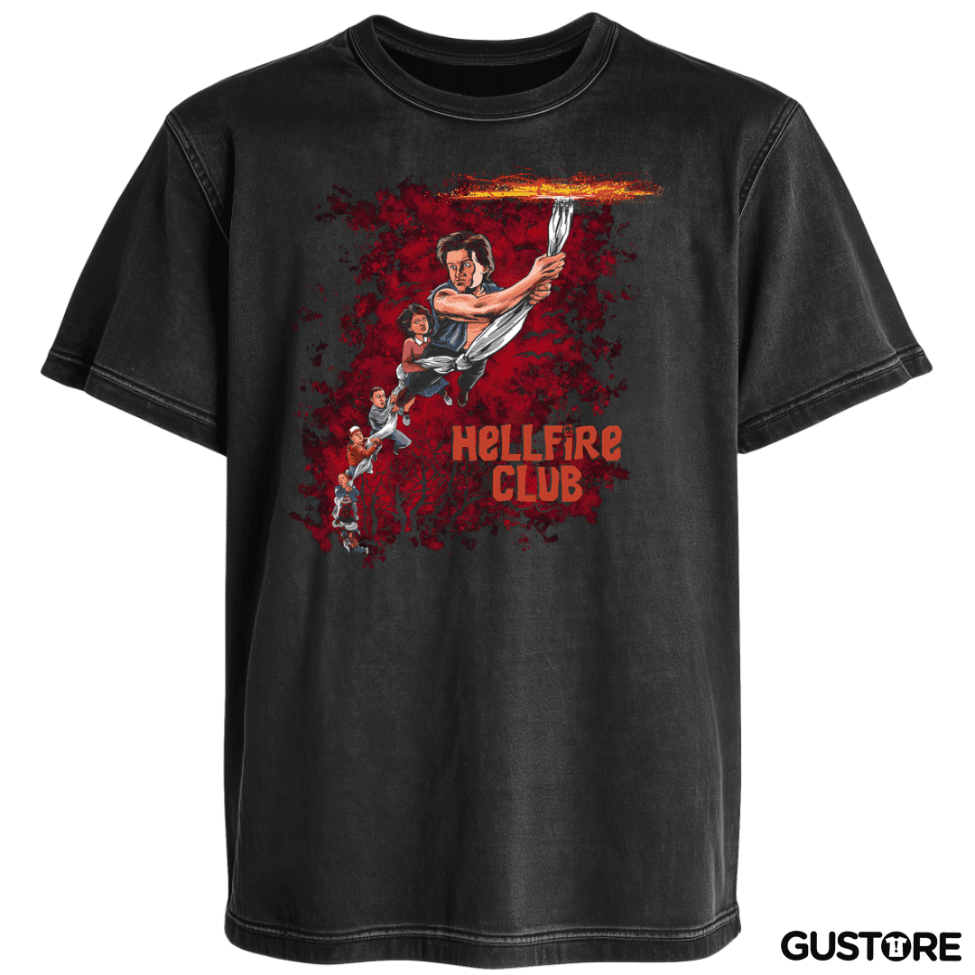 Polera desgastada Upside Down Club