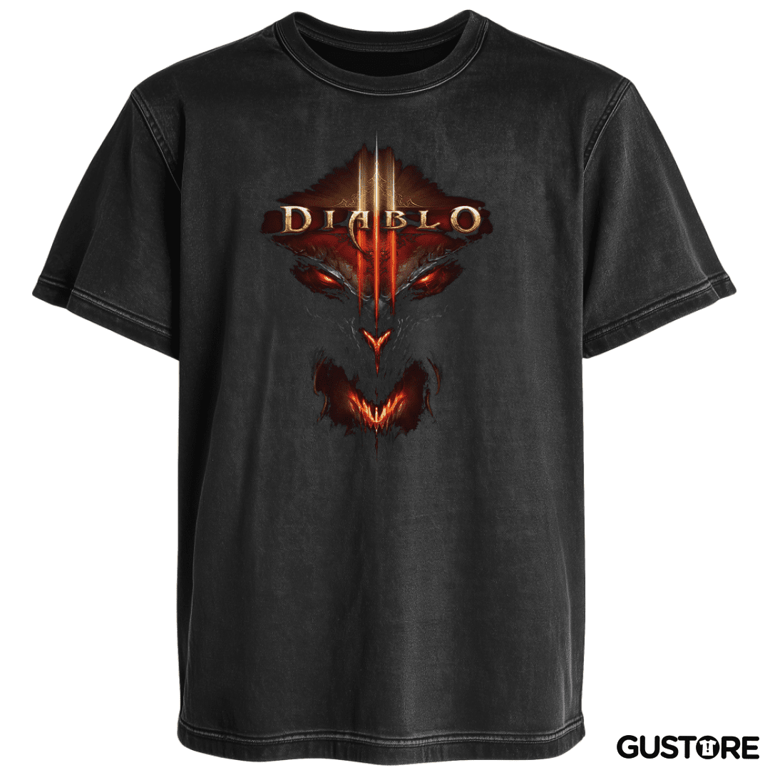 Polera desgastada Diablo III