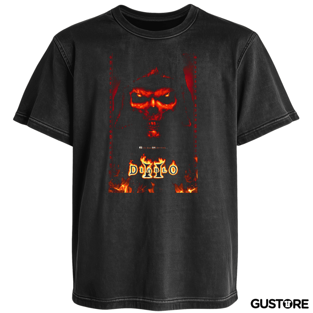 Polera desgastada Diablo II