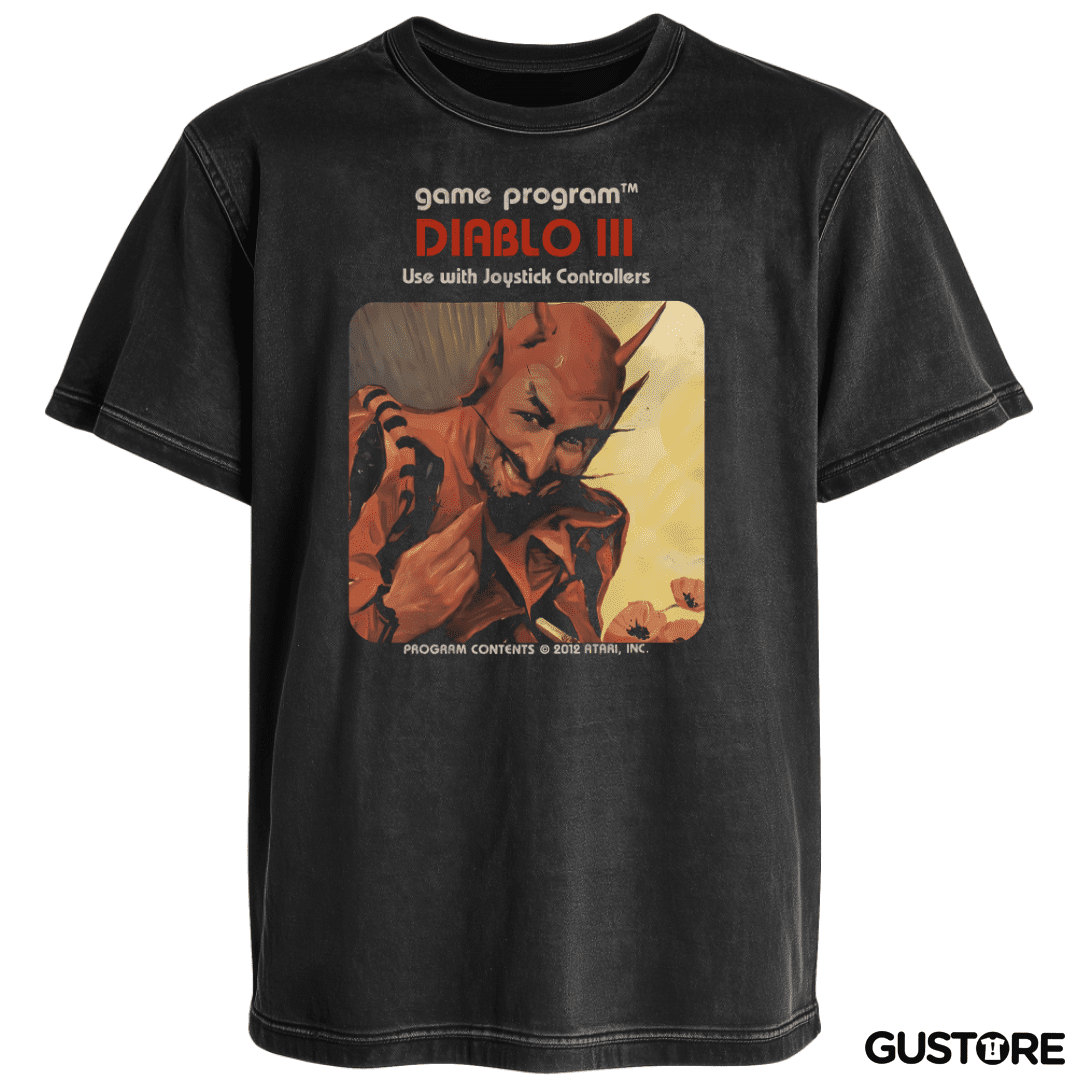 Polera desgastada Soy el Diablo