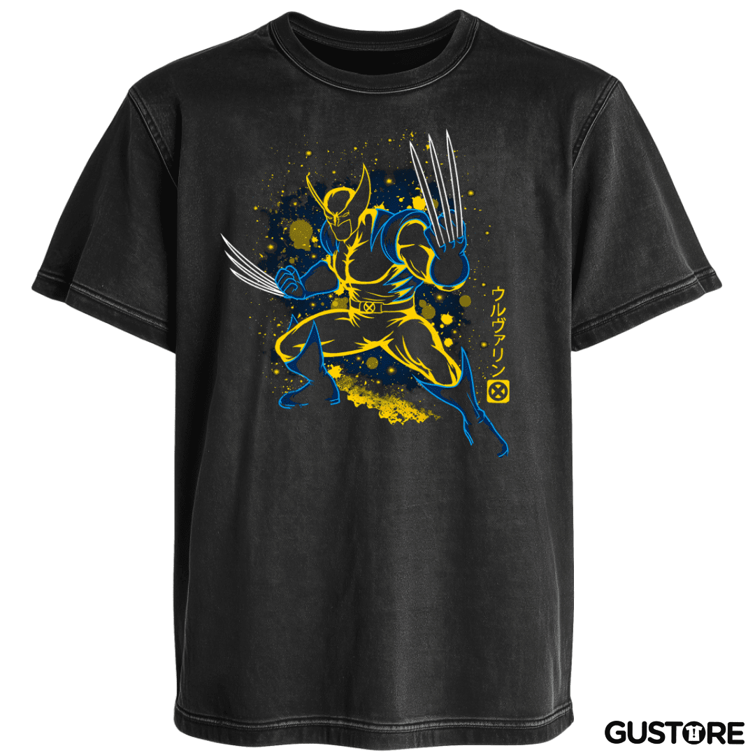 Polera desgastada Wolverine Logan