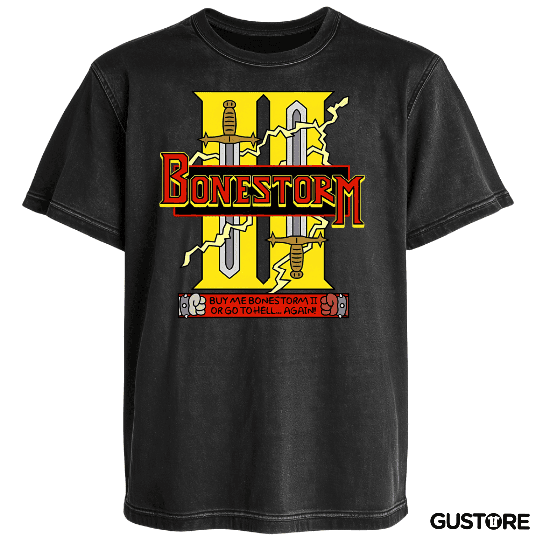 Polera desgastada Bonestorm II