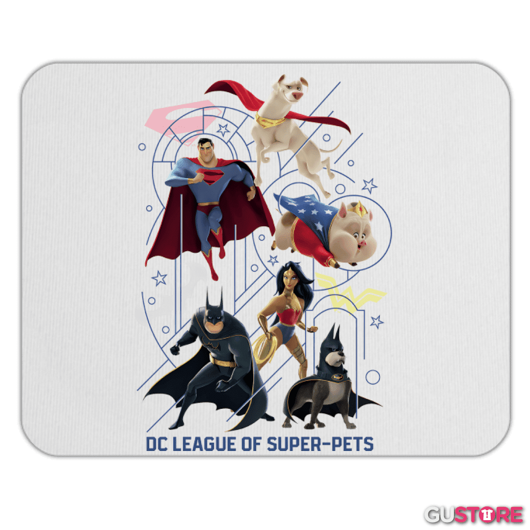 Mousepad Liga de la Justicia de las Supermascotas