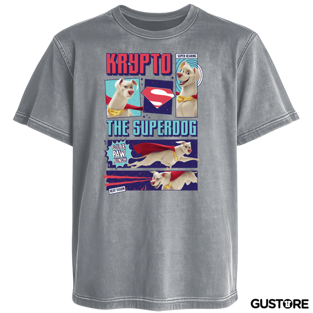 Polera desgastada Krypto Superperro