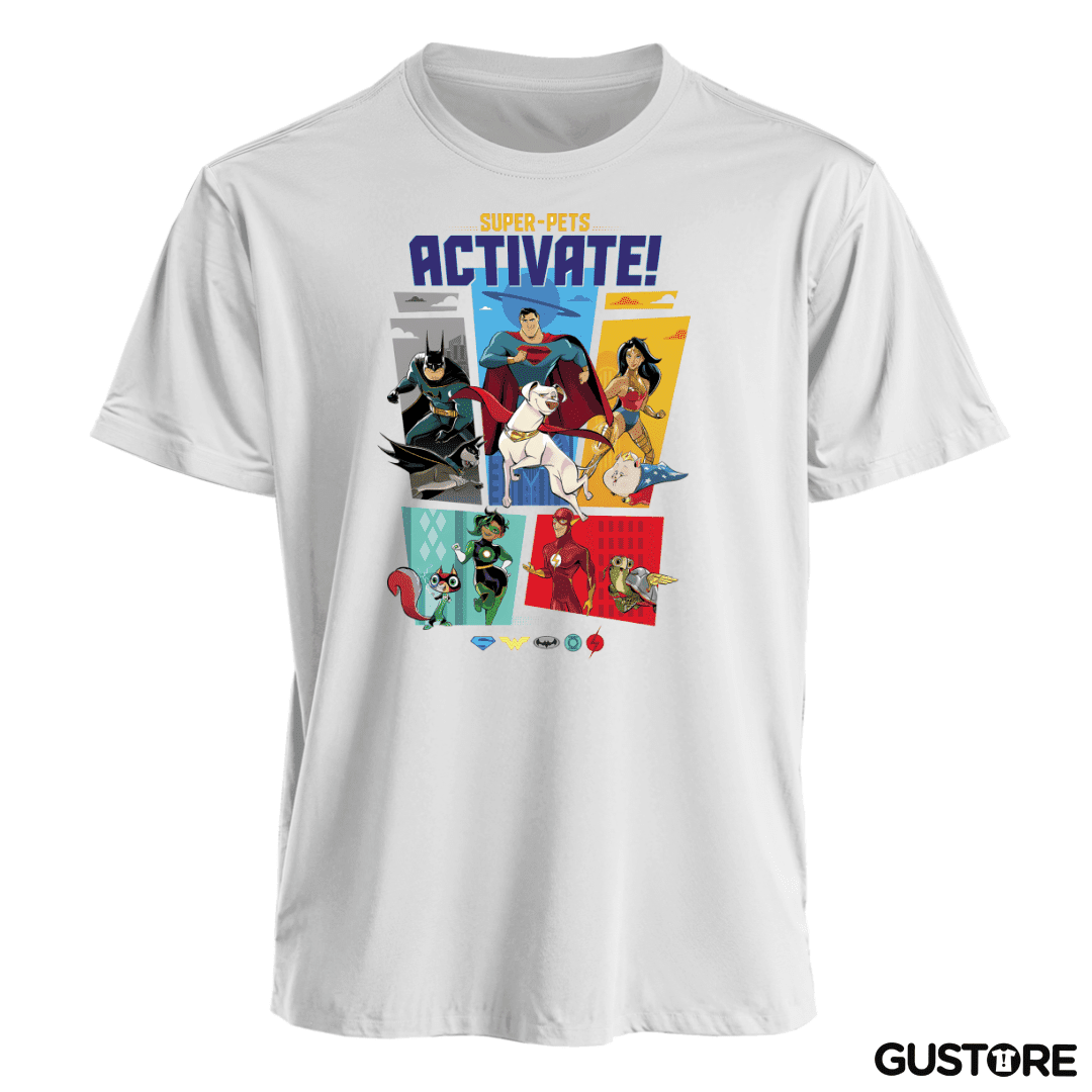 Polera La Liga de la Justicia y sus Mascotas