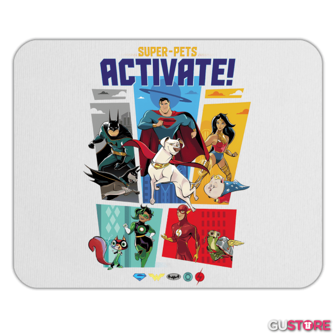 Mousepad La Liga de la Justicia y sus Mascotas