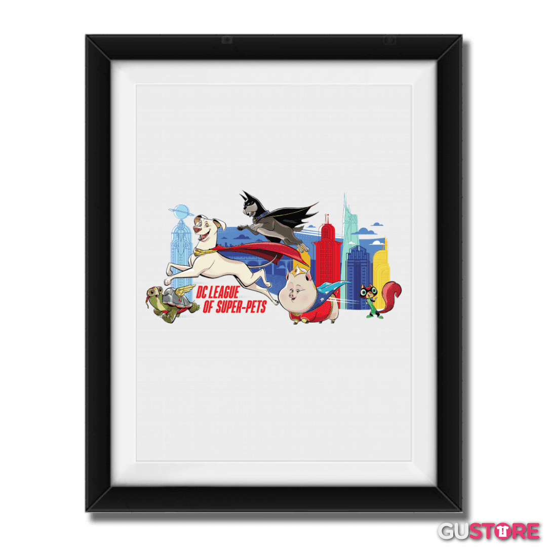 Cuadro decorativo Krypto y las Supermascotas
