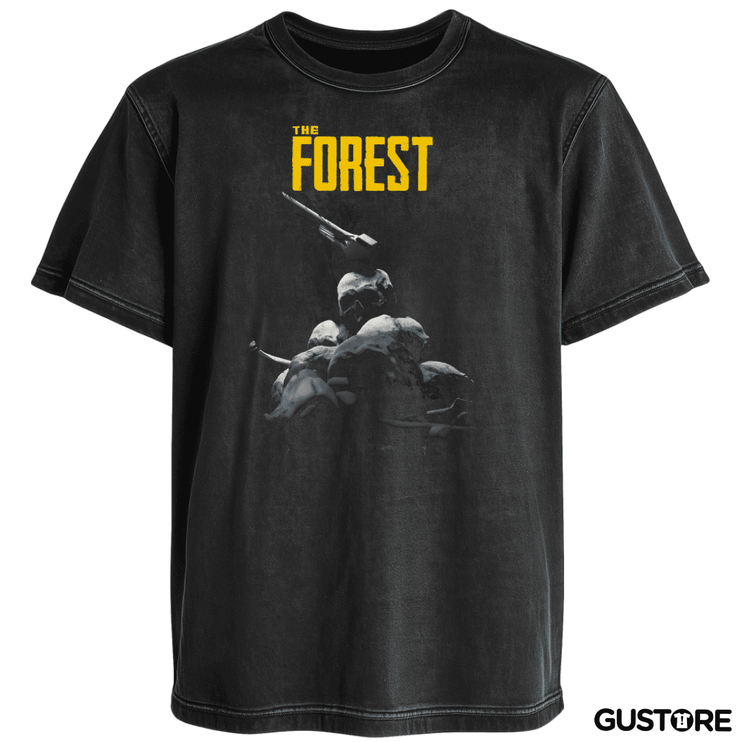 Polera desgastada The Forest