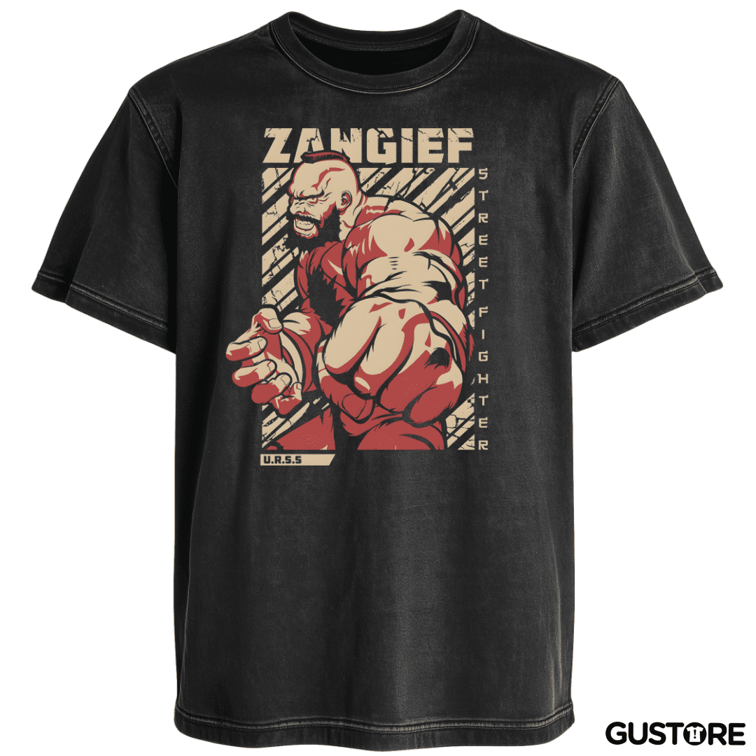 Polera desgastada Zangief