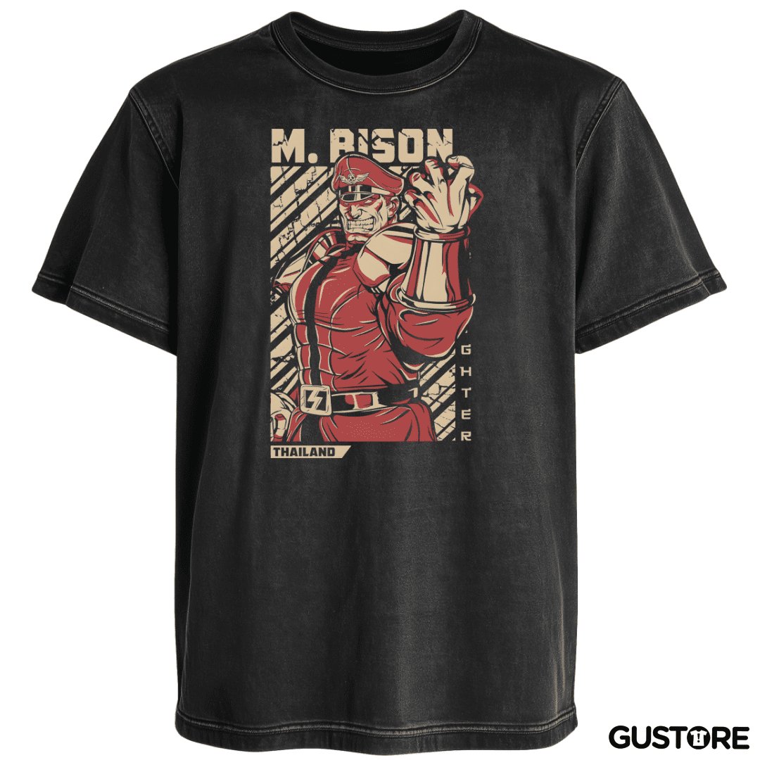 Polera desgastada Thailand Bison