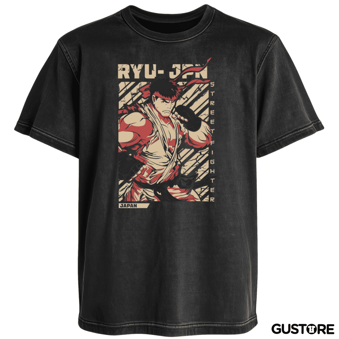 Polera desgastada Ryu