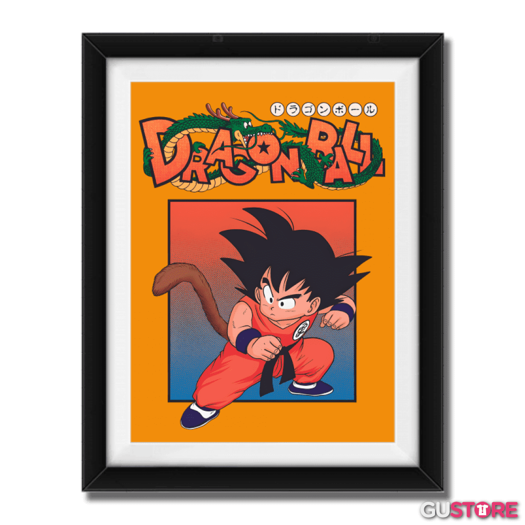Cuadro decorativo Dragon Goku
