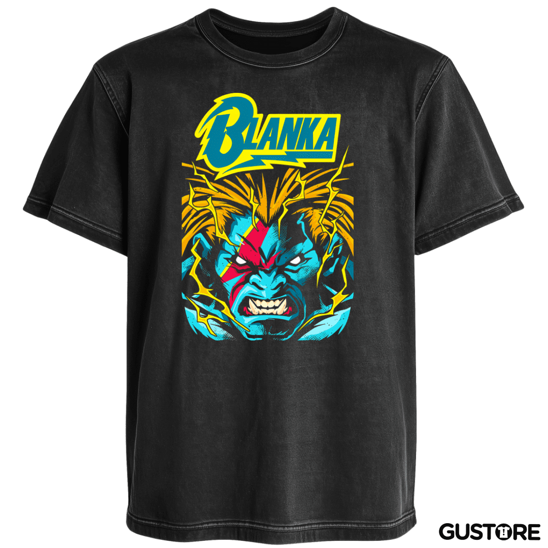 Polera desgastada David Blanka