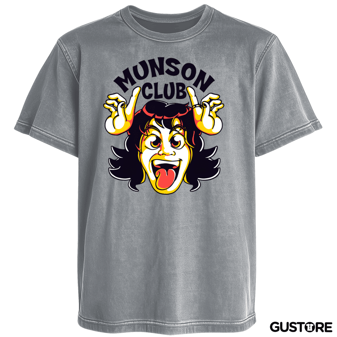 Polera desgastada Hell Munson Club