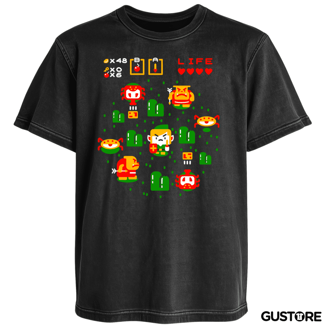 Polera desgastada The Hero Bit